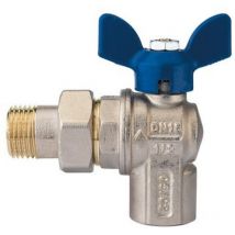 Valvola a sfera a squadra per collettori 1 dn 25 pn 30