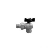 Valvola a sfera ad angolo per collettori 1/2' dn 15 pn 40