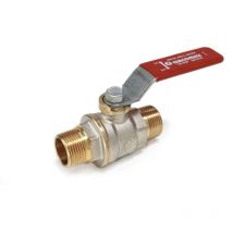 Valvola a sfera attacchi m-m maniglia a leva passaggio totale sfera Dado Giacomini R613L 1'