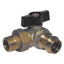 Valvola a sfera attacco a pressare/collettore sx 3/4 x 22 Effebi
