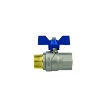 Valvola a sfera p.t. con farfalla evolution maschio-femmina 3/8' dn 10 pn 50