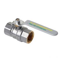 Valvola a sfera hs uniduo 1499 2x it, con leva in acciaio, grigio 2inch