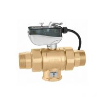 Valvola a sfera motorizzata a tre vie Caleffi 638L 230V - 3/4'