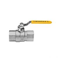 Valvola arresto a sfera in ottone con leva per gas femmina femmina 2' Enolgas