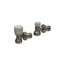 Valvola + detentore squadra attacco ferro 3/8 Itap