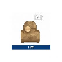 Valvola di ritegno non ritorno clapet itap ottone raccordo per impianto (11389V) 1 1/4 (11671)