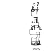 Valvola di scarico meccanica quadra plus OLI 0036969