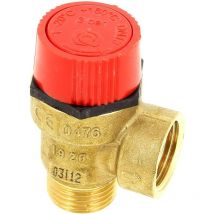 Deville - Valvola di sicurezza 39109 per caldaia