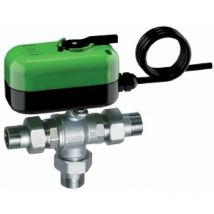 Valvola di zona deviatrice a 3 vie con servocomando elettrico FAR 3005 1/2' - 24V