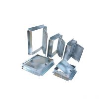 Vanne de fumée 40x40 cm pour cuisinière barbecue de cuisine