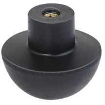 Mezza sfera per catis con nottolino in ottone