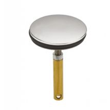 Valvola in acciaio inox per lavabo, diametro 39 mm, stelo min. 40 max. 60 mm