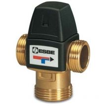 Valvola miscelatrice per pannelli solari Att. fil 1' - bocchettoni 3/4' Esbe
