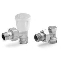 Valvola (no Termo) + Detentore 3/8" A Squadro Attacco Rame/multistrato