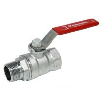 Giacomini - Válvula f-m manilla roja de 1 pulgada R254LX005