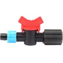 Vanne étagée pour ruban d'irrigation goutte à goutte, filetage femelle 16 mm x 3/4" Offre exclusive