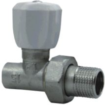 Válvula de radiador soldable recta de 15 mm – 5901812300515 – Conexión a sistema de tuberías de cobre