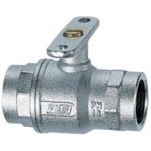 Far Rubinetterie - Válvula de zona de bola cromada motorizada de 2 vías far 3016 1'