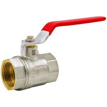 Válvula esfera de latón 1/2" PN-16, mango de acero. Offre exclusive