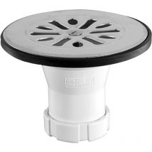 Riuvert - Válvula plato ducha salida vertical R-104 Medidas: Ø80 - 1.1/2