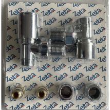 Cicsa - Kit Válvula + Detentor para Secatoallas Color: Cromo Brillo