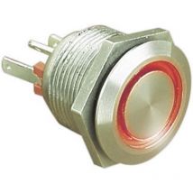 Bulgin MPI002/28/RD MPI002/28/RD Vandalismusgeschützter Drucktaster 24 V/DC 0.05 A 1 x Aus/(Ein) tas