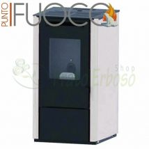 Punto Fuoco - Vania - Stufa a pellet da 9,5 Kw bianca