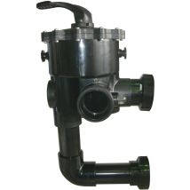 Produits Piscine - Vanne 6-voies Latérale 2' Pour Filtre Piscine Ppg Deluxe 30' - Connexion Rigide 63 Mm