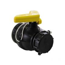 CPP - Vanne à bille 56mm avec écrou flottant et joints ldpe