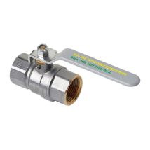 H+s - Vanne À Bille Uniduo 1499 2x Ff, Avec Levier En Acier, Gris 1 1/2pouce