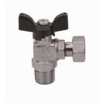 Vanne à boisseau sphérique carrée filetage mâle avec pivot