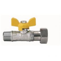 Vanne à boisseau sphérique de gaz filetage mâle avec pivot