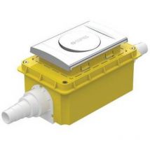 Vanne à boisseau sphérique encastré dans la boîte à gaz