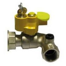 Vanne à boisseau sphérique f/carré twist avec serrure