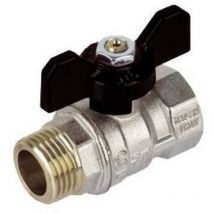 Vanne à boisseau sphérique mf mistral passage standard avec accélérateur