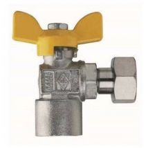 Vanne à boisseau sphérique pour gaz carré fil. femelle avec pivot