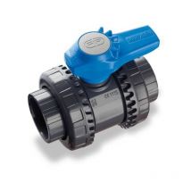 PVC-Kugelhahn Druck ff zum Kleben Ø20