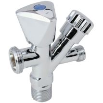 Vanne à clapet d'angle combinée – Plomberie chauffage – Filetage plomberie, Genre raccord 2, Pression max – HYDROLAND
