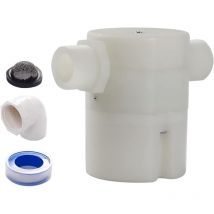 Lntyq Vanne à flotteur 1/2", le boîtier de contrôle du niveau d'eau est une version améliorée de la vanne à flotteur traditionnelle, utilisée dans