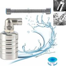Vanne À Flotteur Entièrement Automatique En Acier Inoxydable 304, Régulateur De Niveau D'Eau Automatique Pour Réservoir D'Eau, Mini Robinet À Boisseau