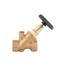 Kemper - Vanne à flux libre rg avec bouchon de vidange G1/4, ig DN20 (3/4')