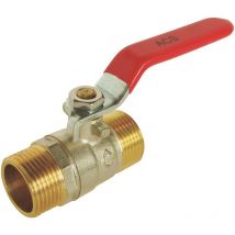 Vanne à sphère Double Mâle 1' Poignée plate