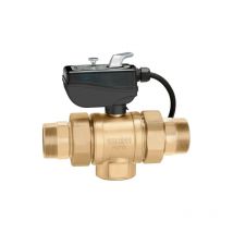 Robinet à boisseau sphérique motorisé 2 voies 1 1/2', tension 24V Caleffi 638084 1 1/2'