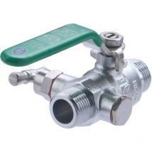 Vanne d'arrêt nf manette longue mâle à purge Noyon&thiebault M15x21 (1/2)
