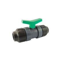 Vanne à sphère pour tube PE PN10 avec raccordements à compression 40mm