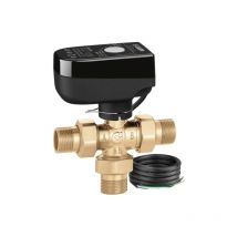 Vanne à sphère motorisée à trois voies 1/2', tension 24V Caleffi 644348 1/2'