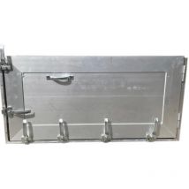 Vanne anti-inondation sur mesure hauteur de 40 à 60 cm largeur de 160 à 180 cm couleur aluminium