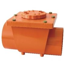 Senza - Vanne anti-refoulement en pvc rouge