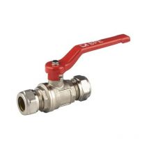 Vanne à bille nickelée modèle lourd axe 28mm