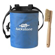 LIFCAUSAL Sac à craie d'escalade avec ceinture réglable et brosse intégrée pour camping outdoor et grimpe sur rochers